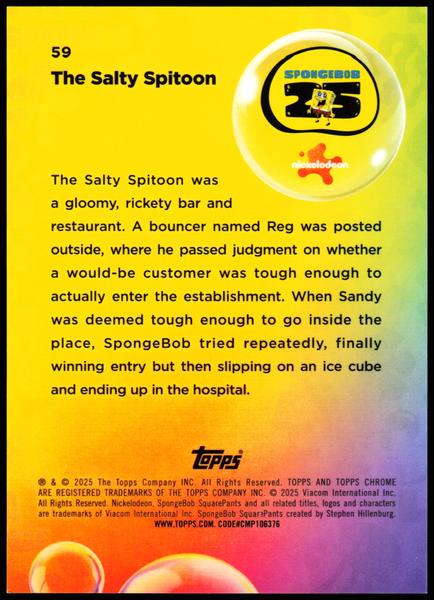 2025 Topps Chrome SpongeBob 25th Anniversary #59 The Salty Spitoon
