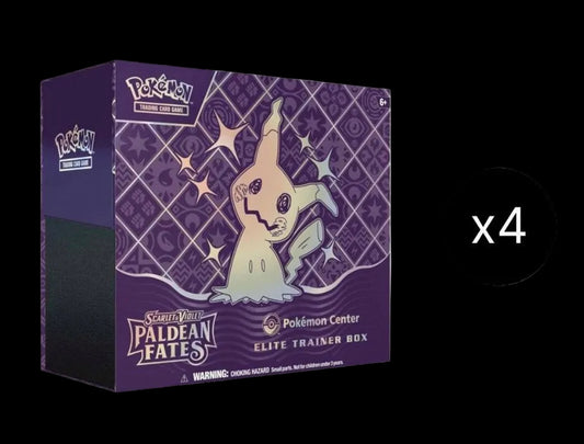 Paldean Fates Pokemon Center Elite Trainer Box Case (WENZ LABEL)