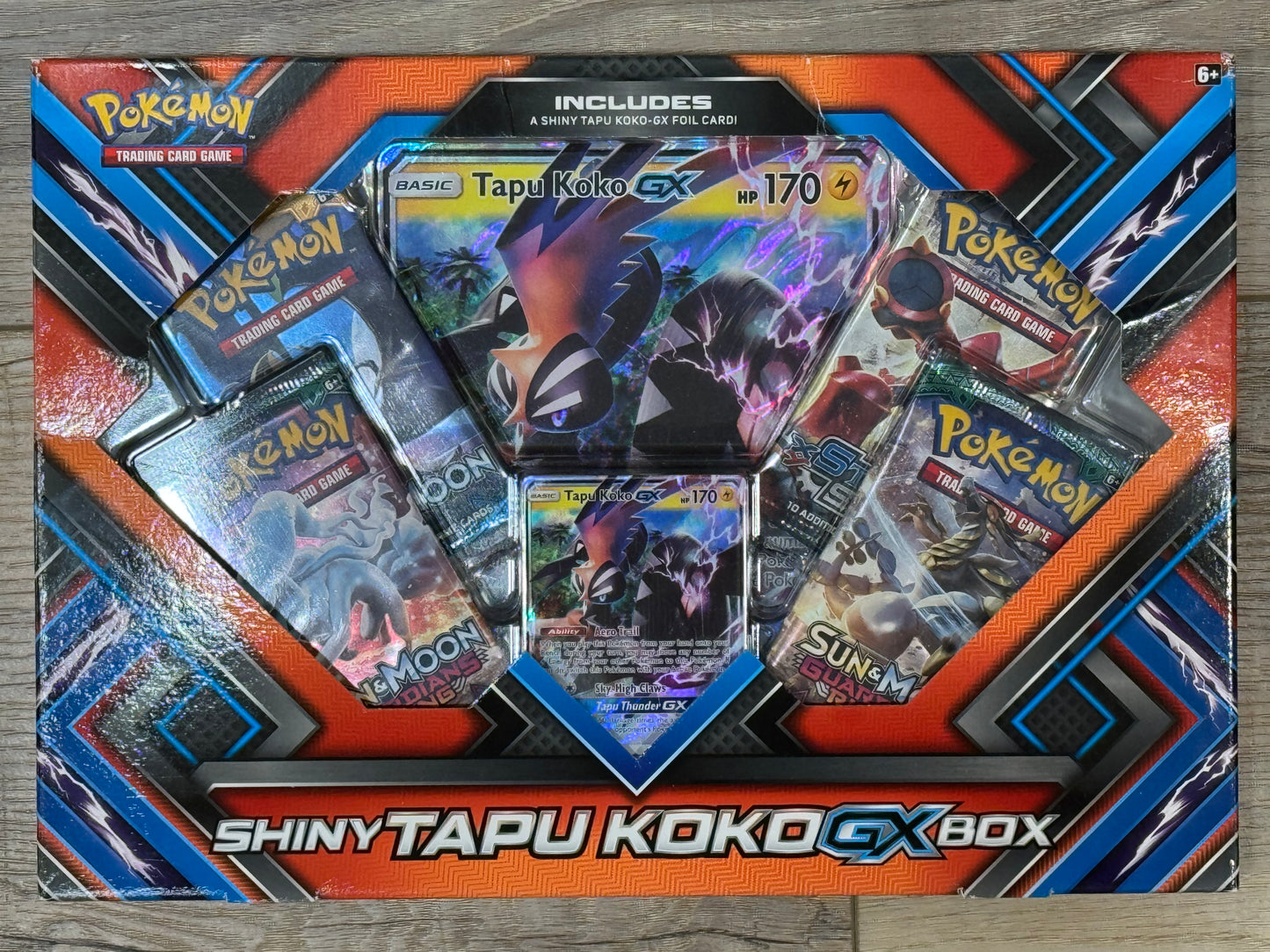Sun & Moon Shiny Tapu Koko GX Box