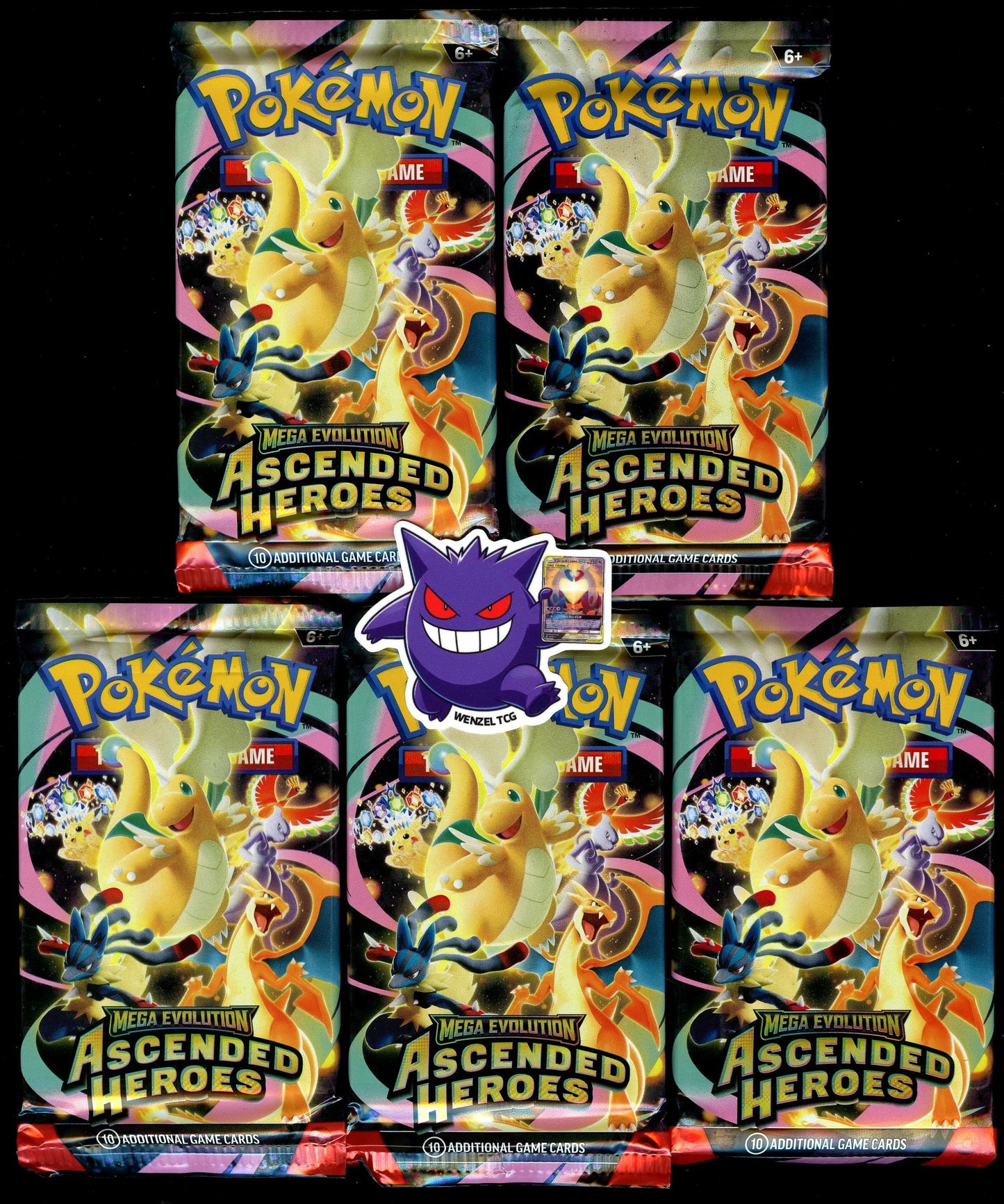 Ascended Heroes 5 Booster Packs