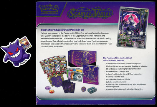 Scarlet & Violet Base Elite Trainer Box (Miraidon)