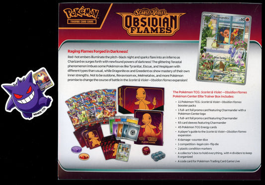 Pokemon Center Obsidian Flames Elite Trainer Box