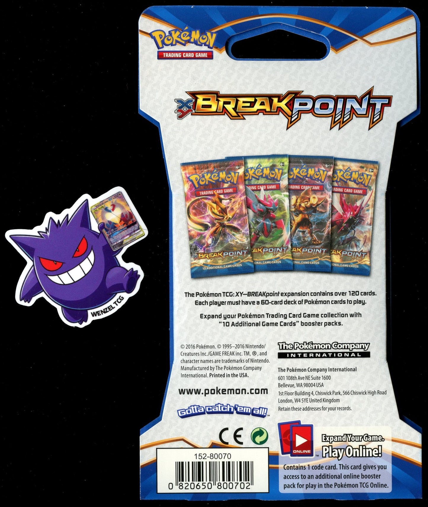 XY BreakPoint Sleeved Booster Pack