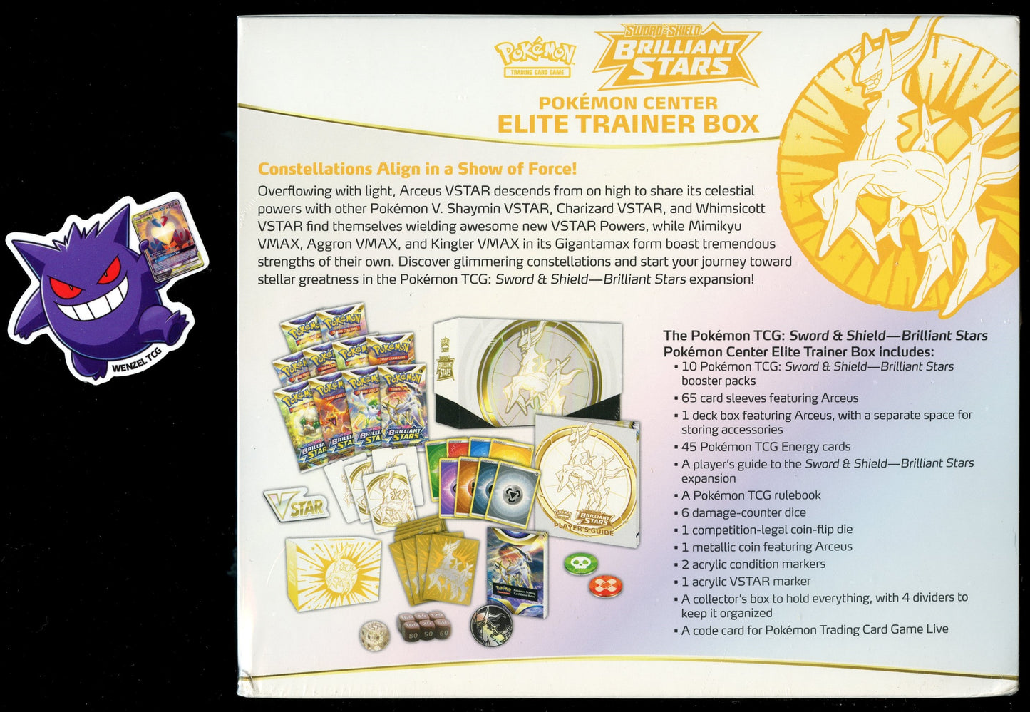 Brilliant Stars Pokemon Center Elite Trainer Box