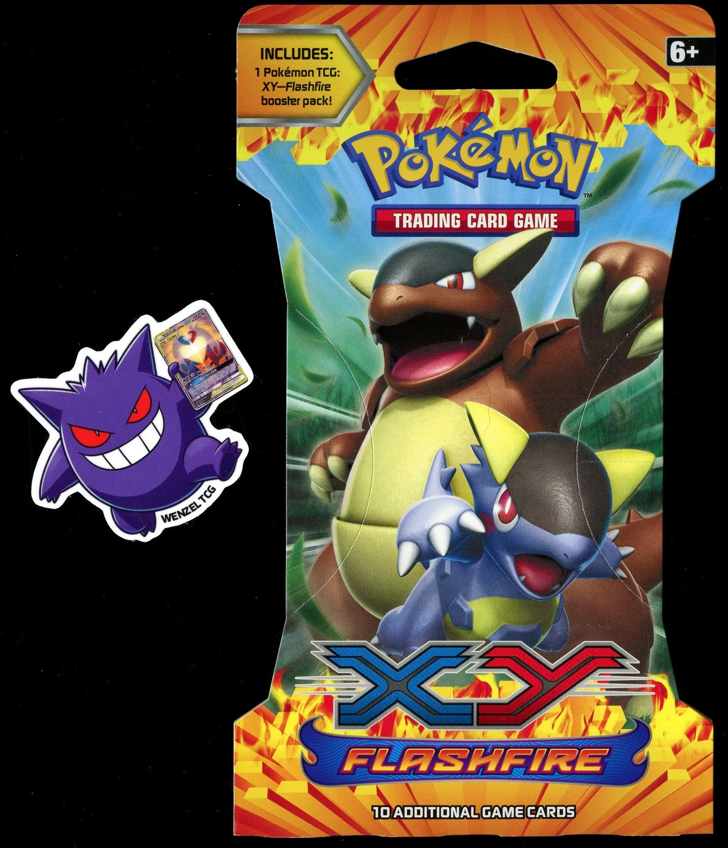 XY FlashFire Sleeved Booster Pack