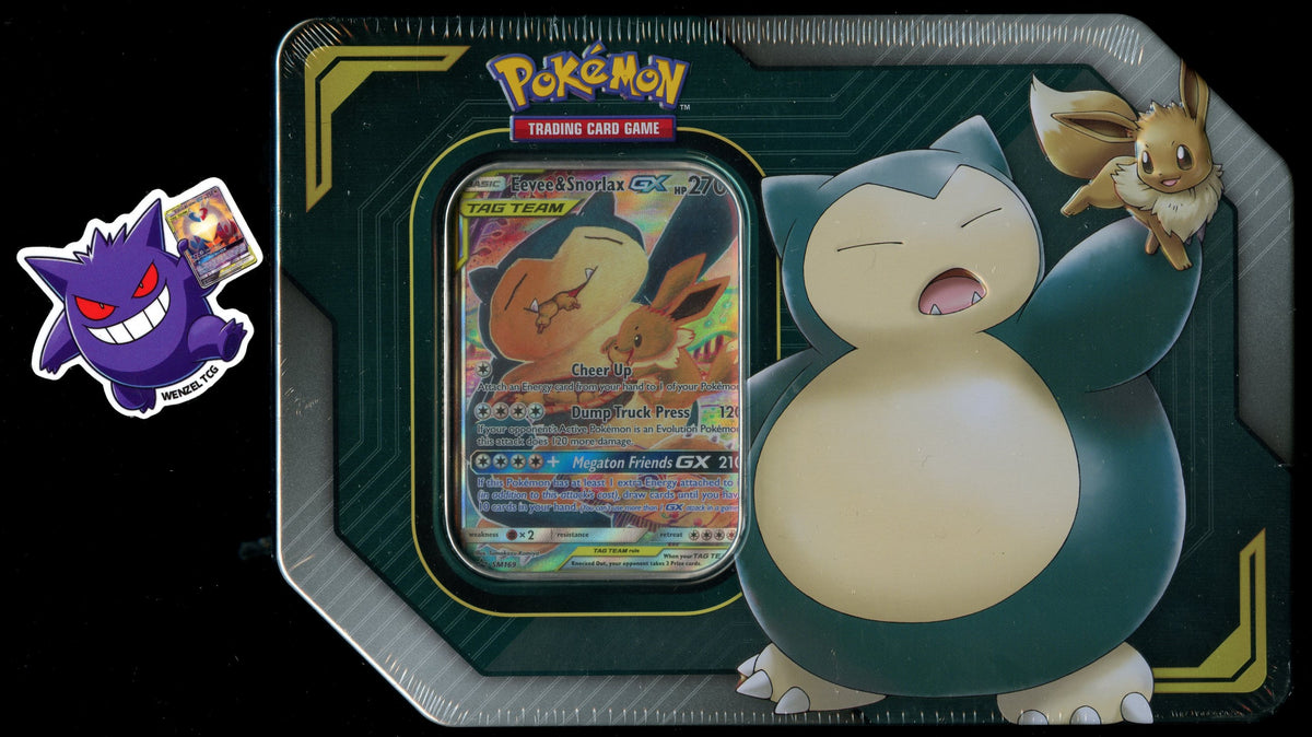 Tag Team Tin Eevee & Snorlax GX