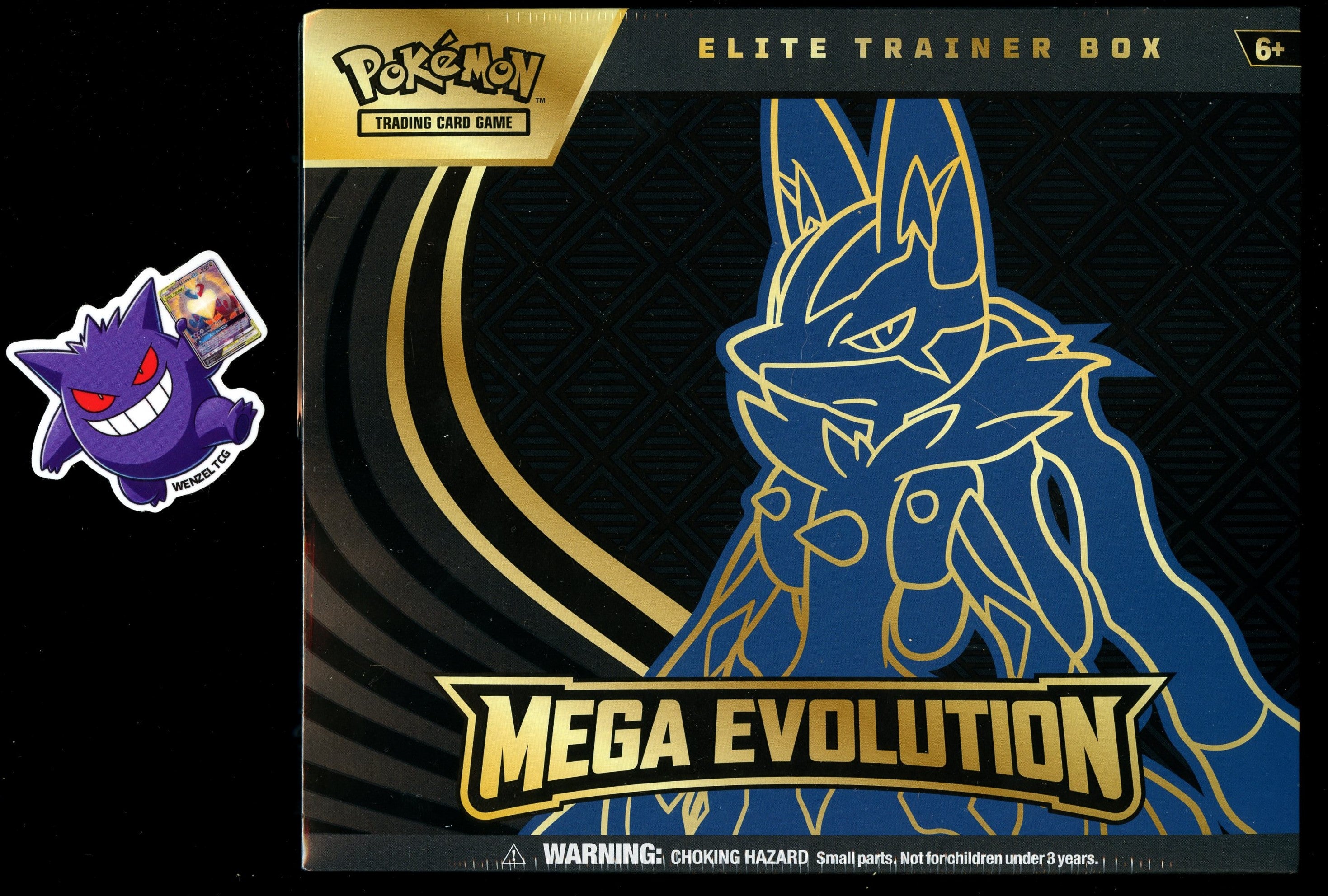 mega evolutions booster box lucario Mega Evolution Elite Trainer Box Mega Lucario – Wenzel TCG