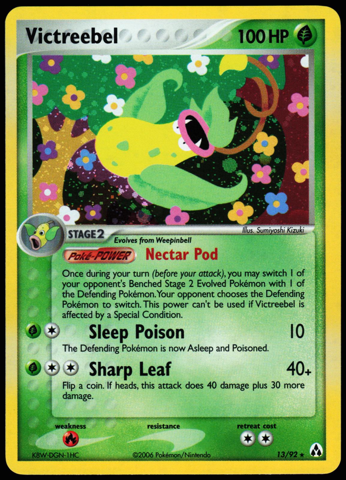 Victreebel 13/92 Holo Rare Legend Maker Pokemon Holo Near Mint