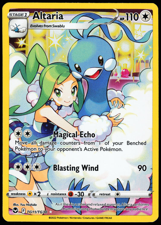 Pokemon Card - Altaria Silver Tempest TG11/TG30 Ultra Rare