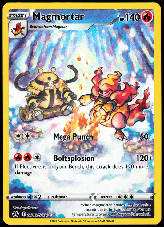 Pokemon Card - Magmortar Crown Zenith GG03/GG70 Ultra Rare