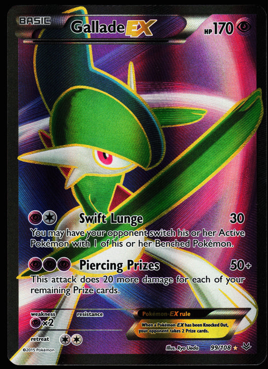 Pokemon Card - Gallade EX (Full Art) XY Roaring Skies 99/108 Ultra Rare