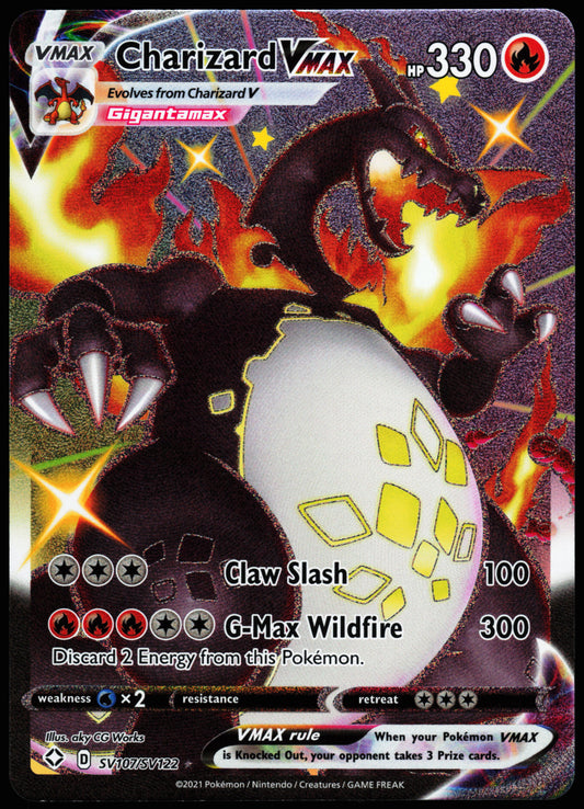 Pokemon Card - Charizard VMAX Shining Fates SV107/SV122 Shiny Full Art 5