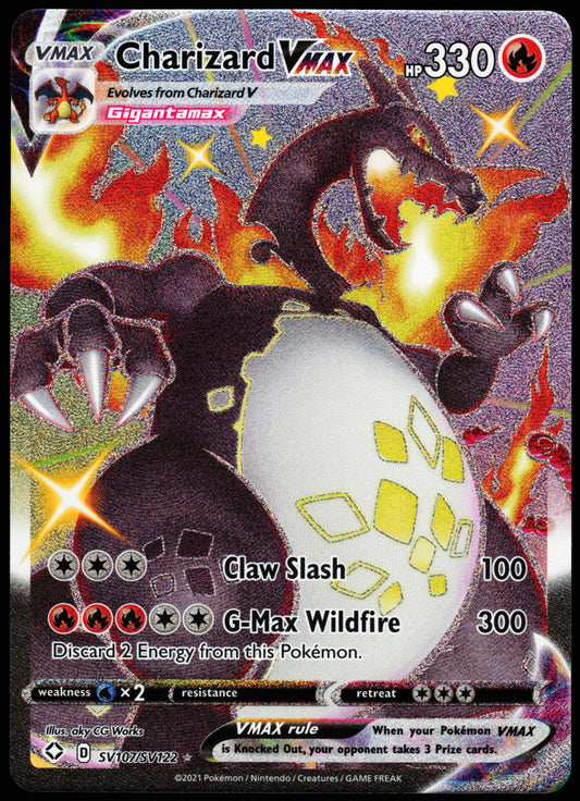 Pokemon Card - Charizard VMAX Shining Fates SV107/SV122 Shiny Full Art 4
