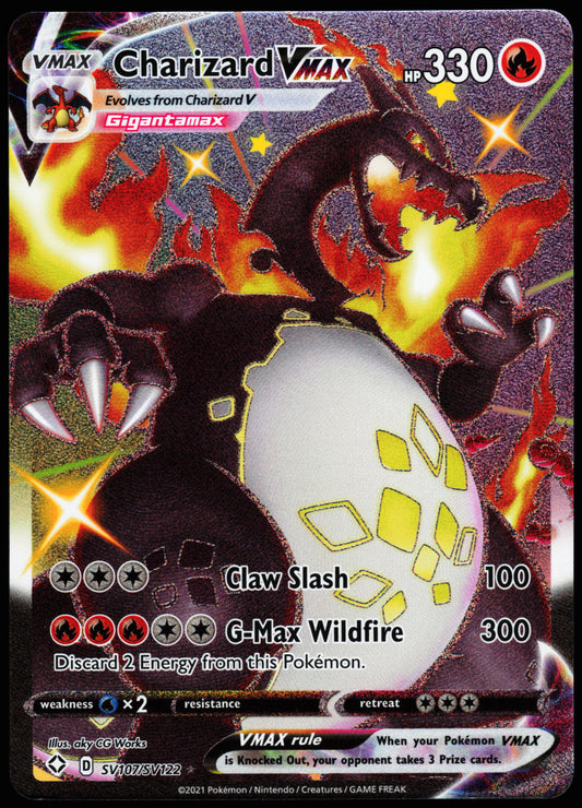 Pokemon Card - Charizard VMAX Shining Fates SV107/SV122 Shiny Full Art 3