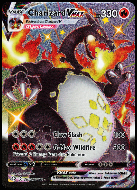Pokemon Card - Charizard VMAX Shining Fates SV107/SV122 Shiny Full Art 2