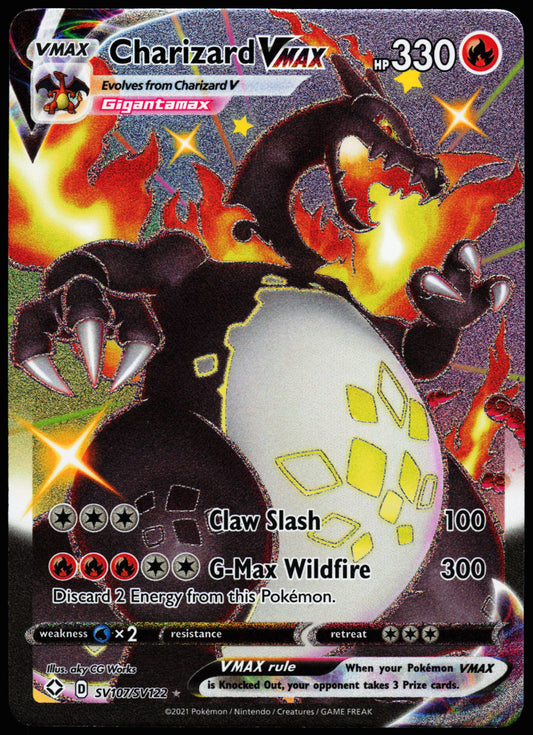 Pokemon Card - Charizard VMAX Shining Fates SV107/SV122 Shiny Full Art 1