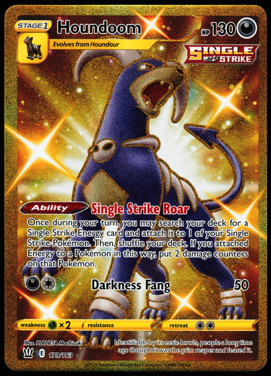 Pokemon Card - Houndoom (Secret) Battle Styles 179/163 Secret Rare