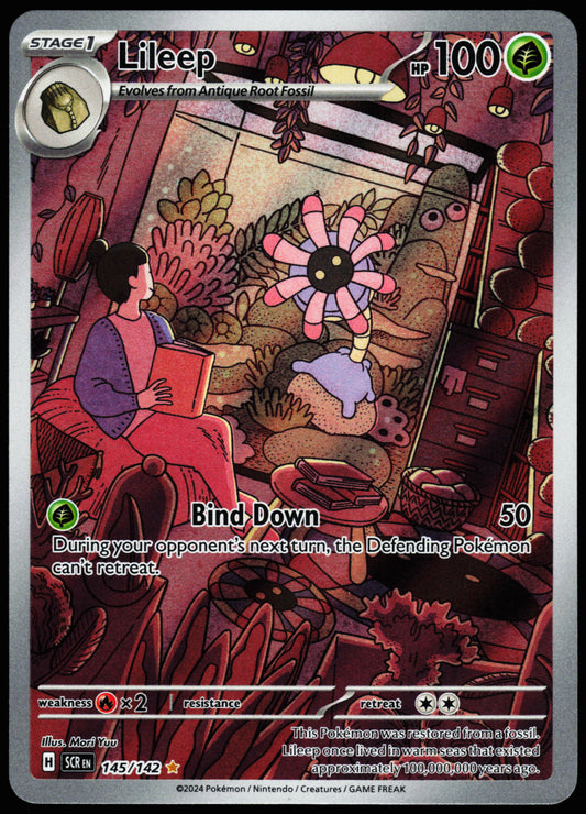 Pokemon Card - Lileep Stellar Crown 145/142 Illustration Rare