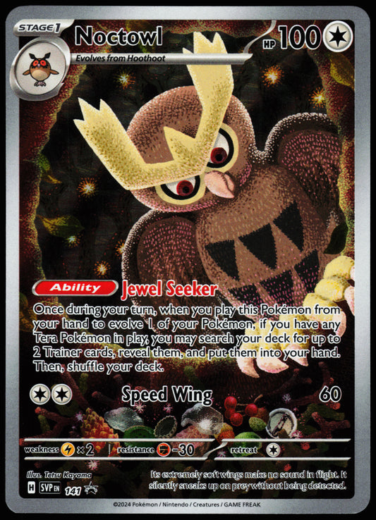 Pokemon Card - Noctowl Scarlet & Violet Promo 141 Promo