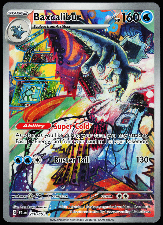 Pokemon Card - Baxcalibur Paldea Evolved 210/193 Illustration Rare