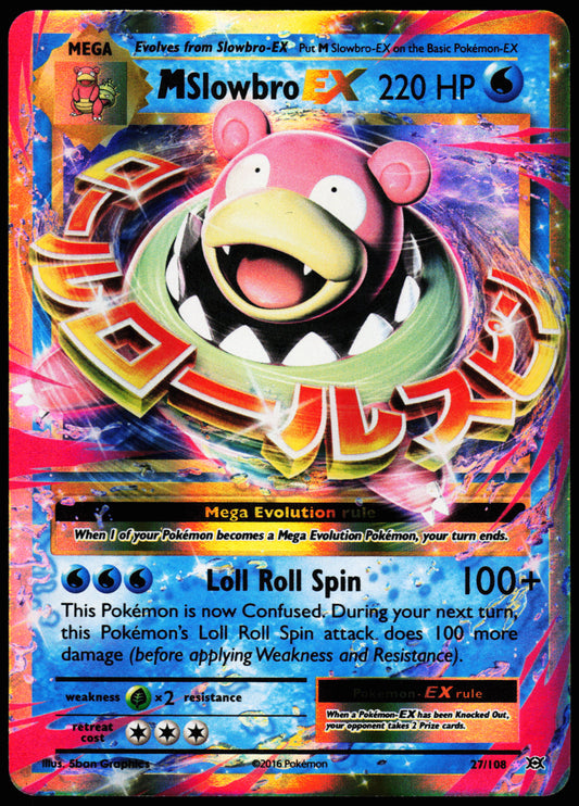 Pokemon Card - M Slowbro EX XY Evolutions 27/108 Ultra Rare