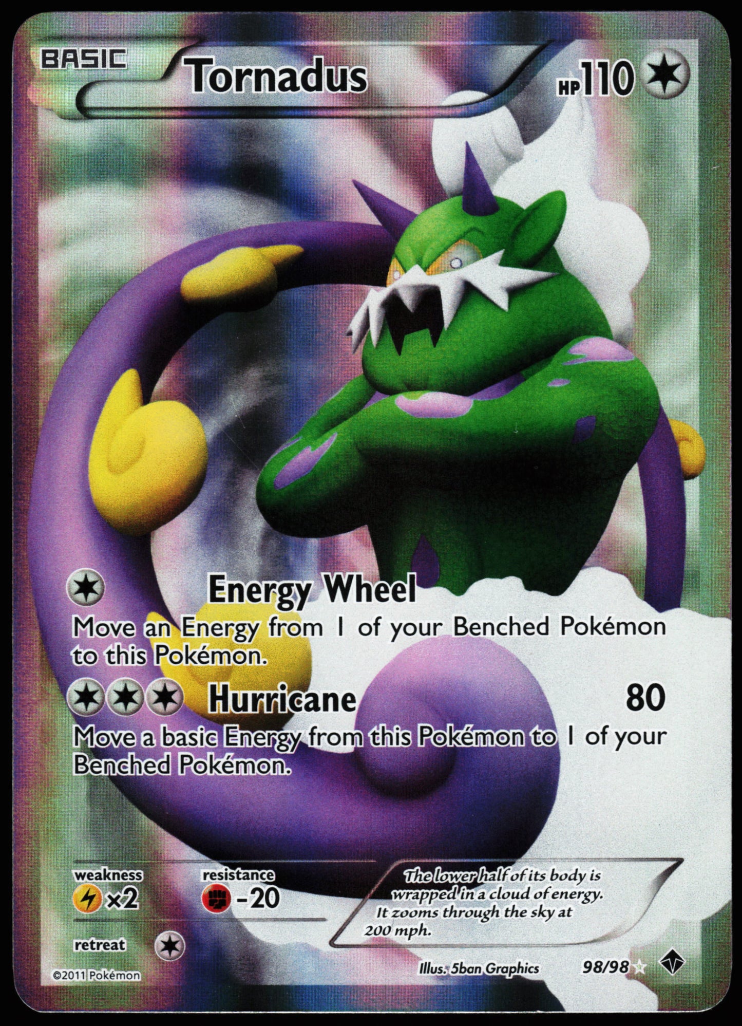Tornadus Emerging Powers 98/98 Ultra Rare