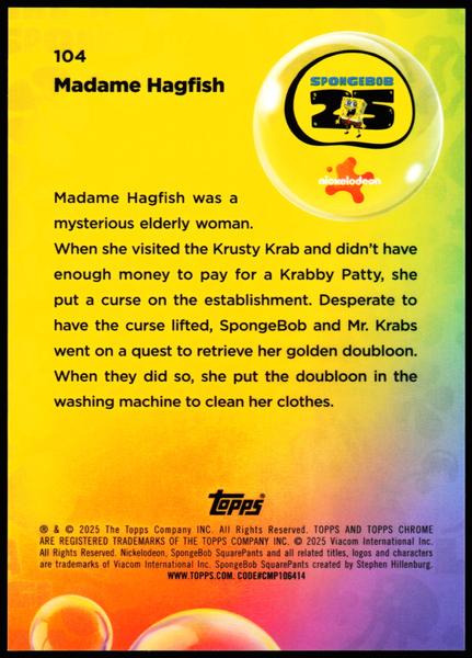 Topps SpongeBob 25th #104 Madame hagfish Nightshift Manager