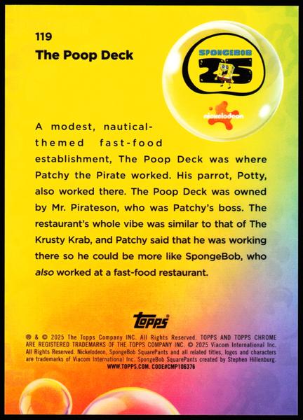 2025 Topps SpongeBob 25th Anniversary #119 The Poop Deck /25
