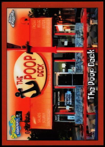 2025 Topps Chrome SpongeBob 25th Anniversary #119 The Poop Deck