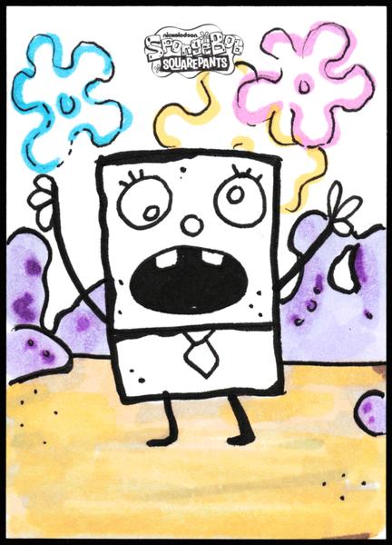 2025 Topps Chrome SpongeBob 25th Anniversary SpongeBob 1/1