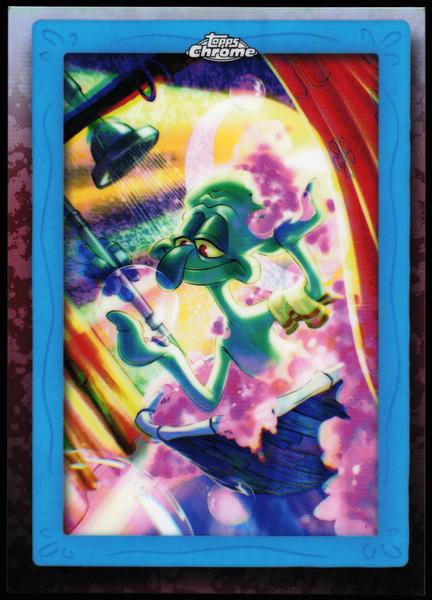 2025 Topps Chrome SpongeBob 25th Anniversary #SG-11 Squidward