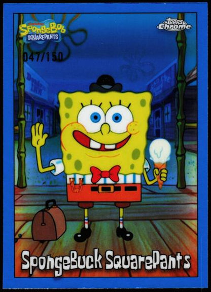 2025 Topps Chrome SpongeBob 25th Anniversary #54 Spongebuck SquarePants 47/150