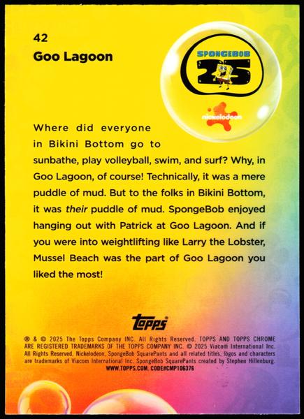 2025 Topps Chrome SpongeBob 25th #42 Goo Lagoon /150