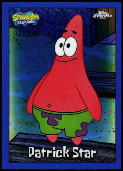 2025 Topps Chrome SpongeBob 25th Anniversary #24 Patrick Star 129/150