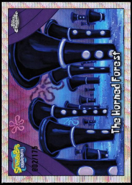 2025 Topps Chrome SpongeBob 25th Anniversary #168 The Horned Forest 2/175