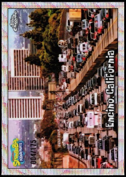 2025 Topps Chrome SpongeBob 25th Anniversary #117 Encino, California 4/175