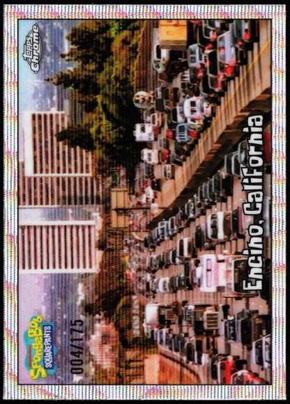 2025 Topps Chrome SpongeBob 25th Anniversary #117 Encino, California 4/175