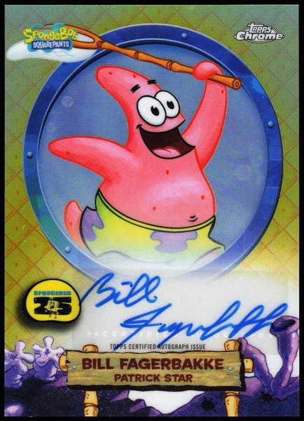 2025 Topps Chrome SpongeBob 25th Anniversary #SA-PS Patrick Star