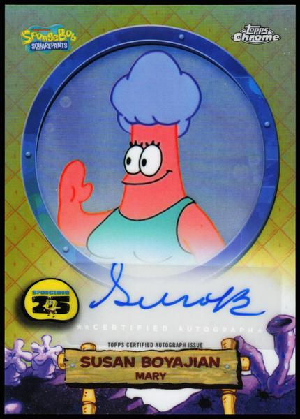 2025 Topps Chrome SpongeBob 25th Anniversary #SA-SB Susan Boyajian