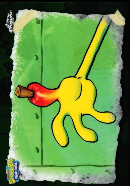 2025 Topps Chrome SpongeBob 25th Anniversary #GO-6 The Splinter