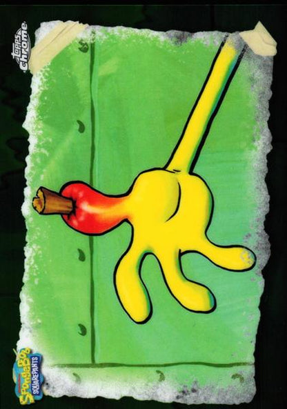 2025 Topps Chrome SpongeBob 25th Anniversary #GO-6 The Splinter