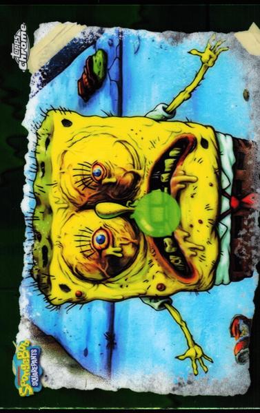 2025 Topps Chrome SpongeBob 25th Anniversary #GO-8 Is There Something Wrong With Me? Gross Out