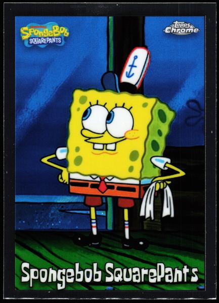 2025 Topps Chrome SpongeBob 25th Anniversary #25 SpongeBob SquarePants