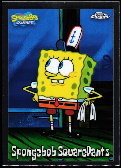 2025 Topps Chrome SpongeBob 25th Anniversary #25 SpongeBob SquarePants