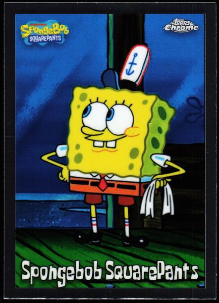 2025 Topps Chrome SpongeBob 25th Anniversary #25 SpongeBob SquarePants