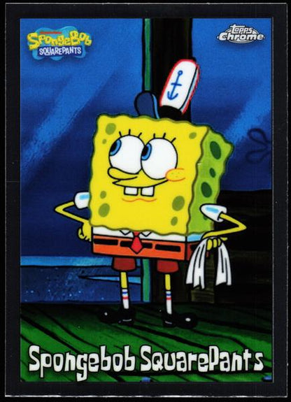 2025 Topps Chrome SpongeBob 25th Anniversary #25 SpongeBob SquarePants