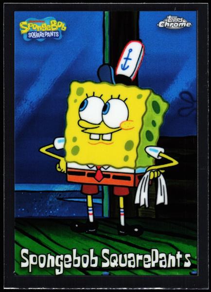 2025 Topps Chrome SpongeBob 25th Anniversary #25 SpongeBob SquarePants