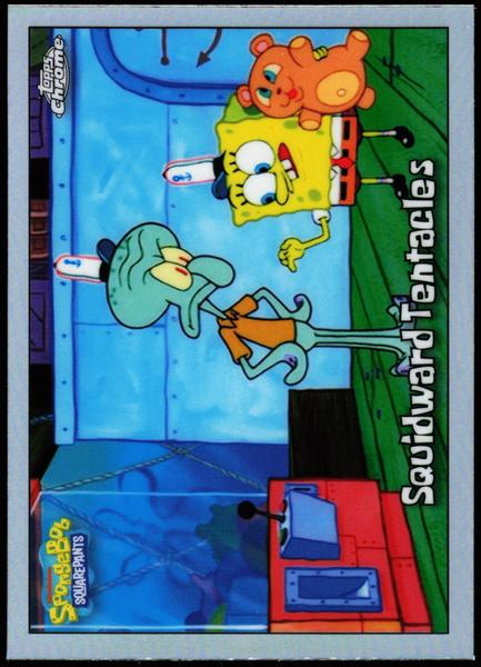 2025 Topps Chrome SpongeBob 25th Anniversary #23 Squidward Tentacles