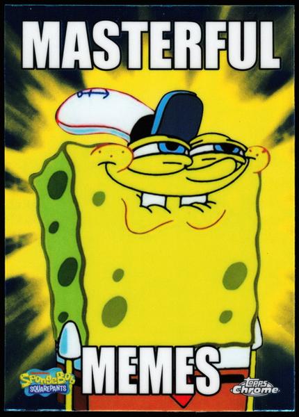 2025 Topps Chrome SpongeBob 25th Anniversary #MM-10 SpongeBob