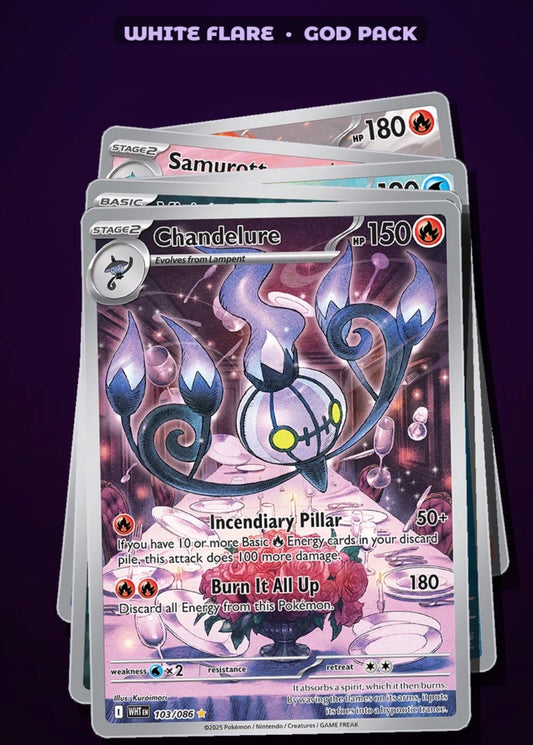 White Flare Booster Pack